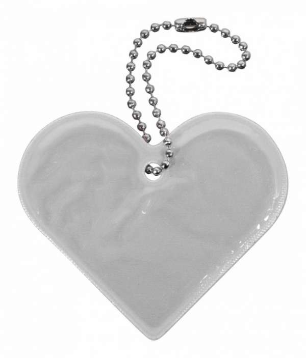 Compass Fényvisszaverő medál szív ezüst