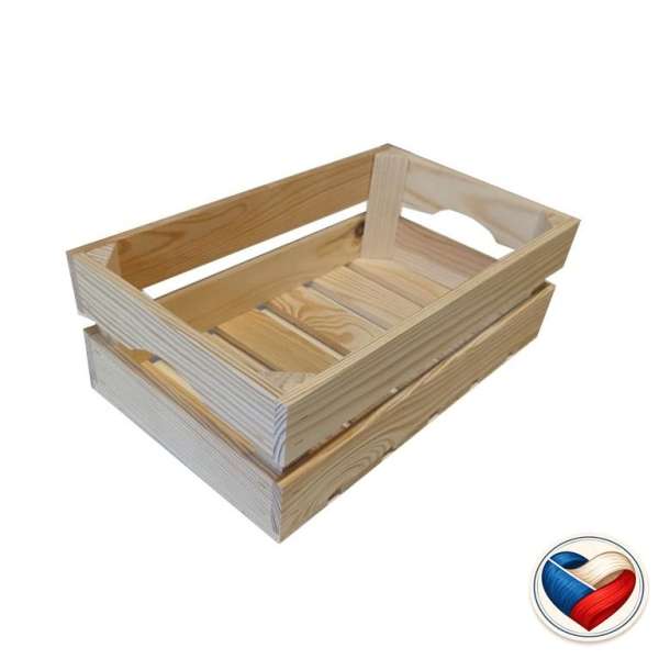 Fa gyümölcsös doboz 34×20×11 cm cseh gyártmány