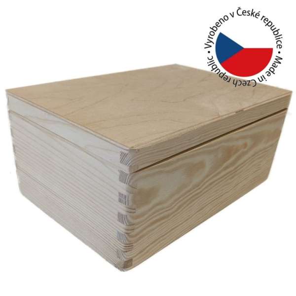Gaboni Fa doboz fedővel 30 x 20 x 13,5 cm