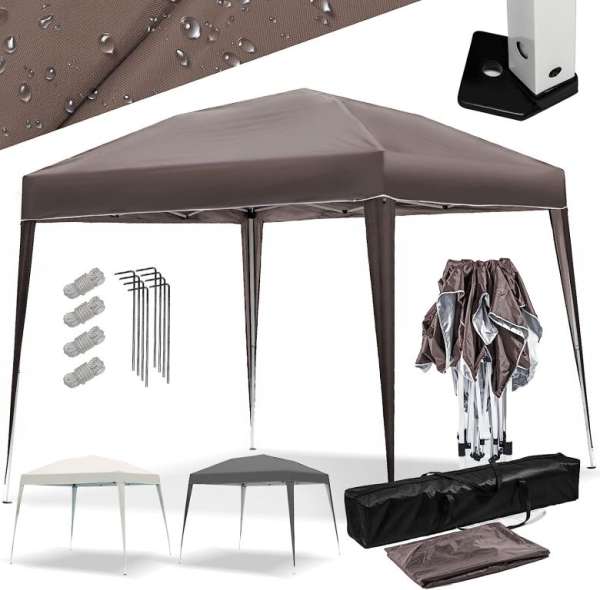 JAGO Kerti pavilon 3 x 3 m barna