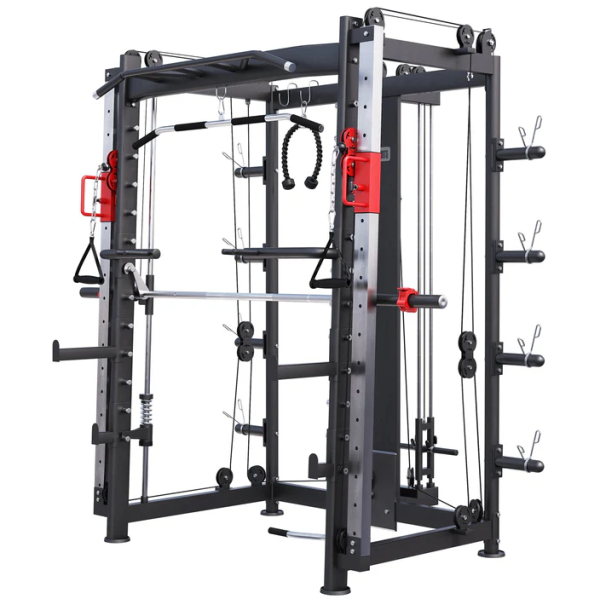 Gorilla Sports Multifunkcionális súlyzótorony 219 cm fekete