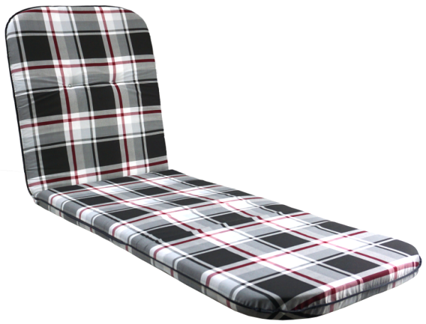 SUN GARDEN Párna nyugágyhoz SCALA kocka szürke