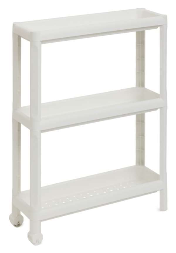 TINA Háromszintes polc kerekekkel