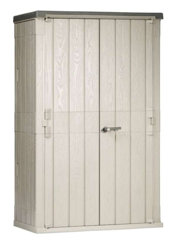 TOOMAX Műanyag kerti szekrény STORA WAY HIGH bézs