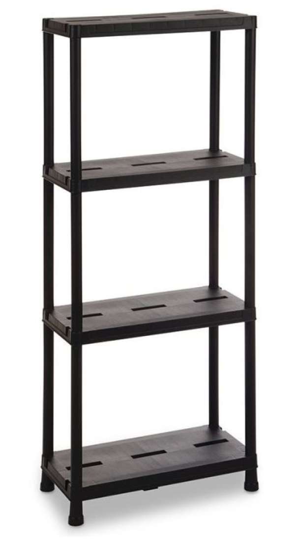 TOOMAX  Műanyag polc 4 polcos UNIVERSAL PRO 63 fekete