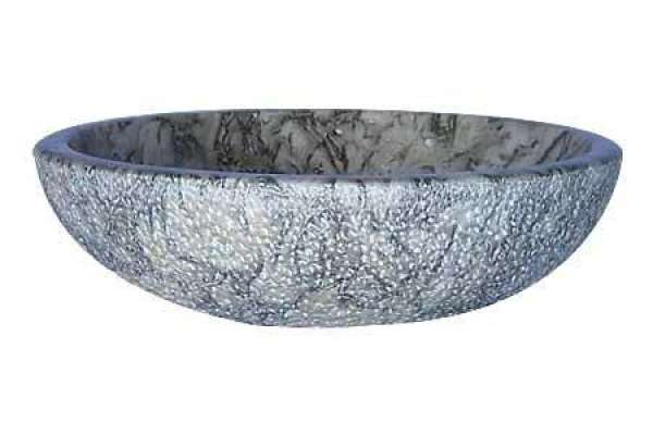 Mosdókagyló természetes kőből - NYONYA Grey