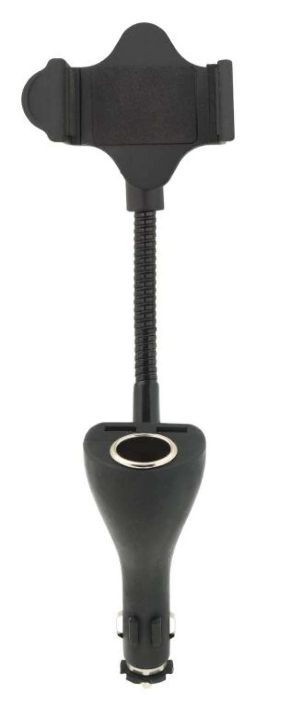 COMPASS Telefontartó rugós aljzathoz 20 cm 2 x USB