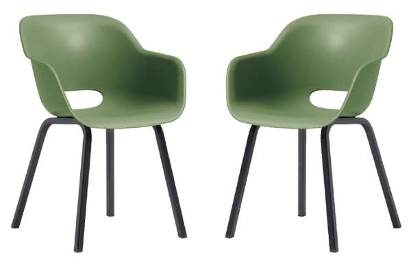 Keter Masszív szék NOA DUO 2 db oliva zöld