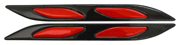 Compass Öntapadó ajtóvédő DAGGER piros 2 db