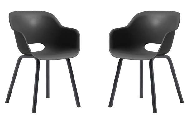 Keter Masszív szék NOA DUO 2 db grafit