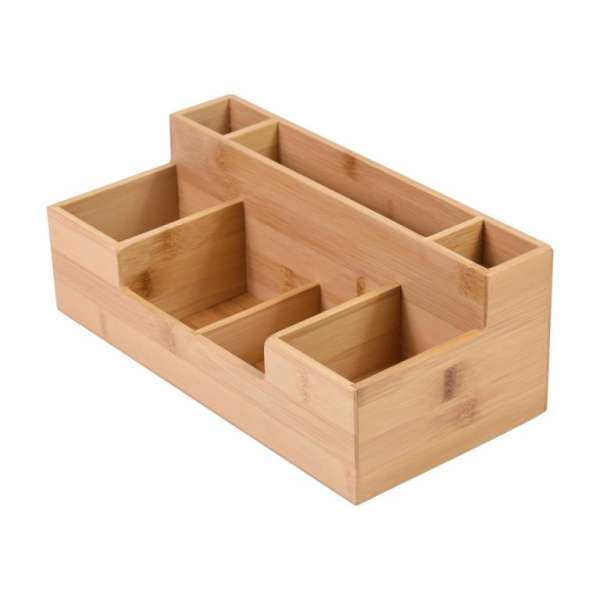 Irodaszer-szervező bambusz 30 x 15 x 11 cm