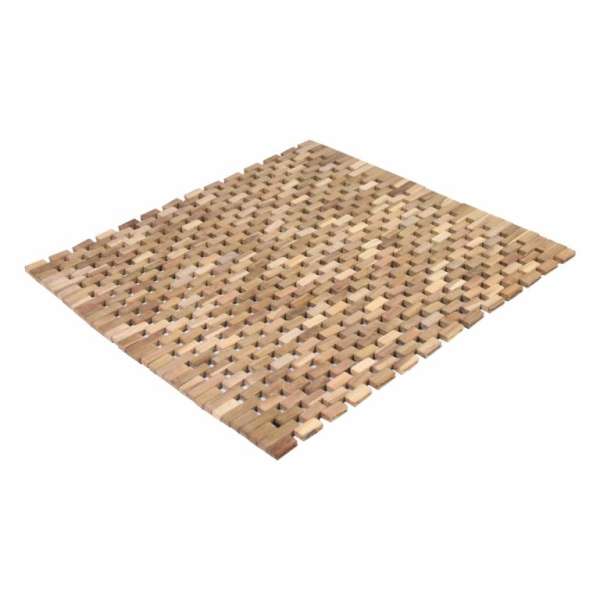 Csúszásgátló szőnyeg teak natúr 50 x 48,5 cm