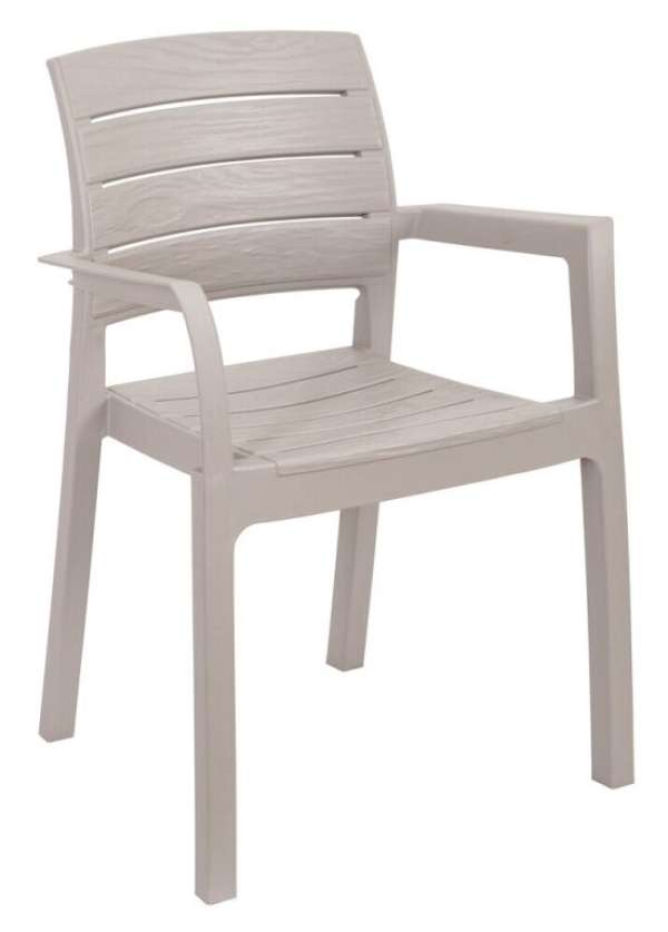 TOOMAX Műanyag fotel RECANATI szürke