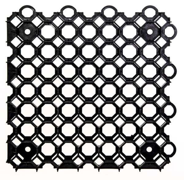 ROJAPLAST Fű burkolólapok 50 x 50 x 4 cm fekete