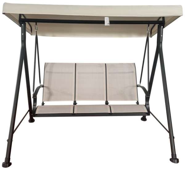 ROJAPLAST Kerti hinta fém HOLLYWOOD II bézs