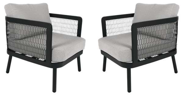 ROJAPLAST Aluminium szék szett EDINBURGH DUO 2 db