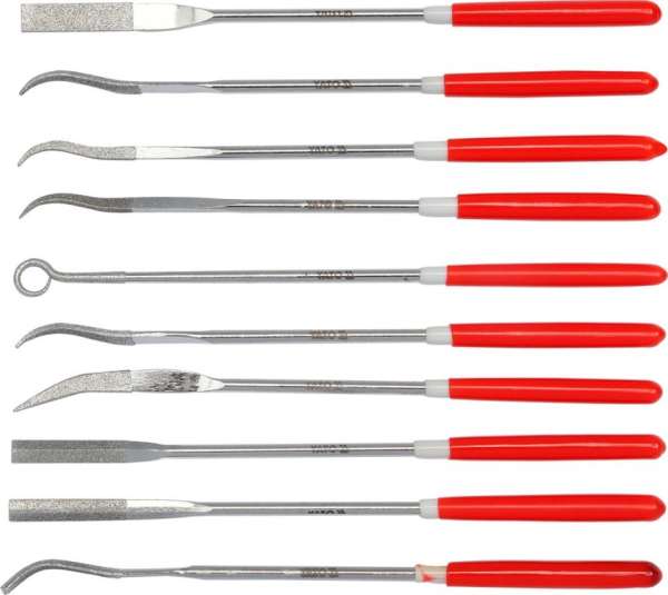 YATO Gyémánt tűreszelő készlet 3 x 140 mm 10 db 25 mm