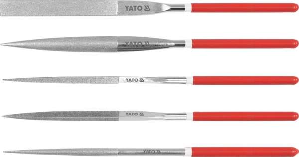 YATO Gyémánt tűreszelő készlet 5 x 180 mm 5 db