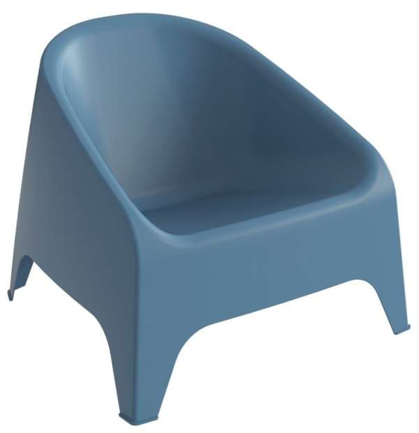 Matera Műaynag fotel füstkék