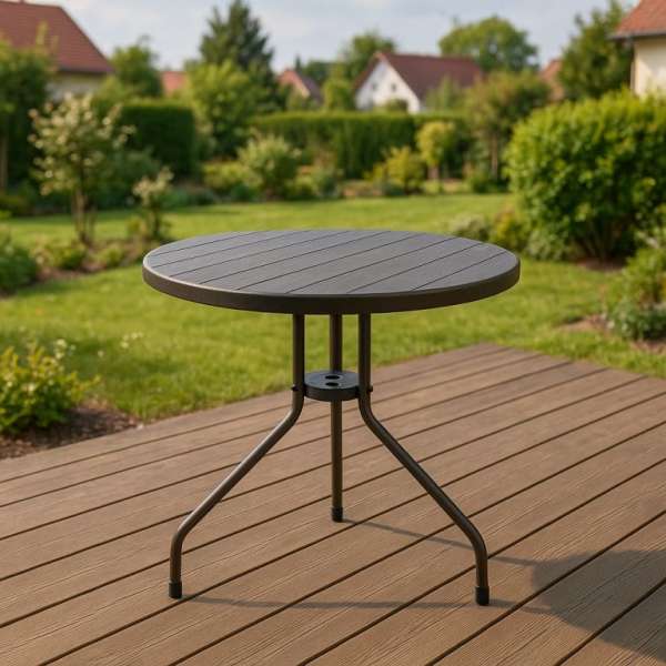 Kerek bistro asztal Ø 80 cm barna