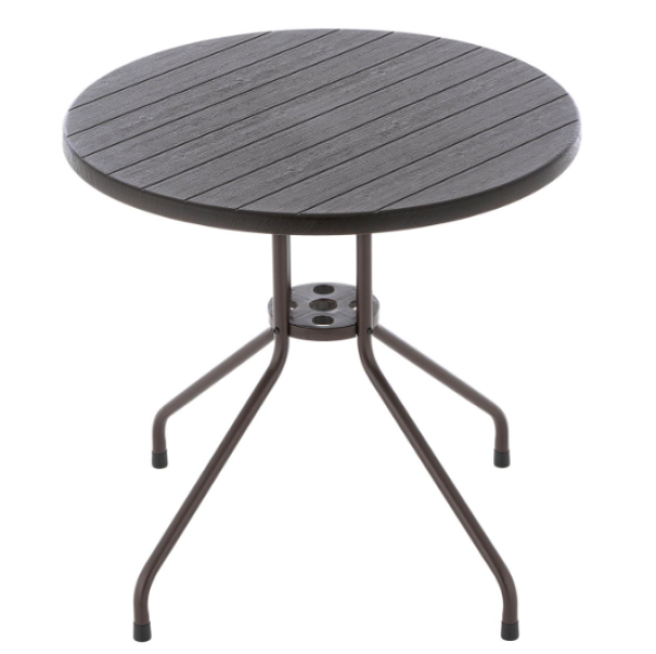 Kerek bistro asztal Ø 80 cm barna