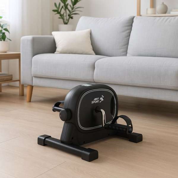 Pedálos szobakerékpár Sportivo LCD kijelzővel fekete