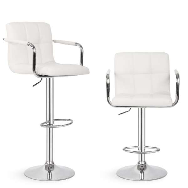 MIADOMODO Bárszék 2 db karfás fehér