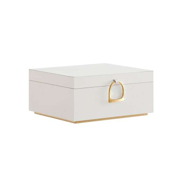 SONGMICS Ékszerdoboz rekeszekkel és fogantyúval 2szintes