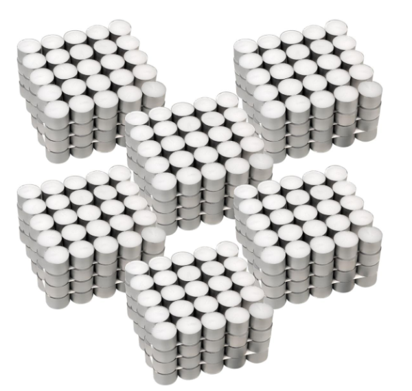 Fehér teás gyertyák illatmentesek 8 óra égési idő 600 db