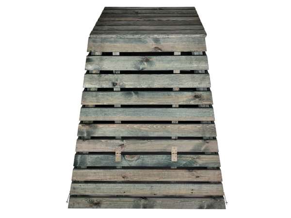 Fa komposztáló 800 L masszív fa cseh gyártás