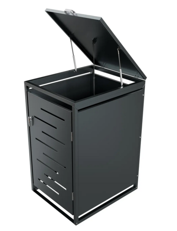 Fém szeméttároló fedél 66 × 119 × 80 cm