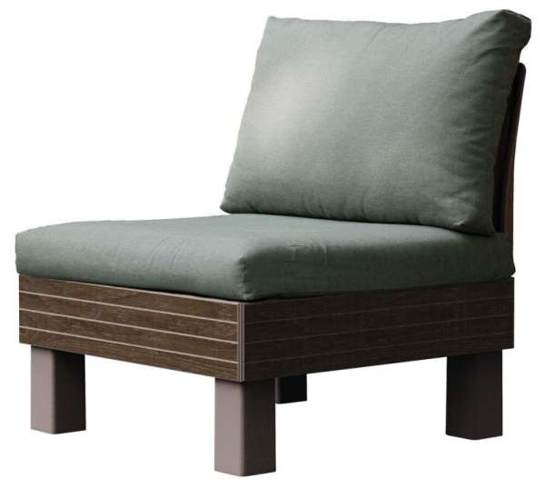 Kerti műanyag szék ELEMENTS SIGNATURE barna