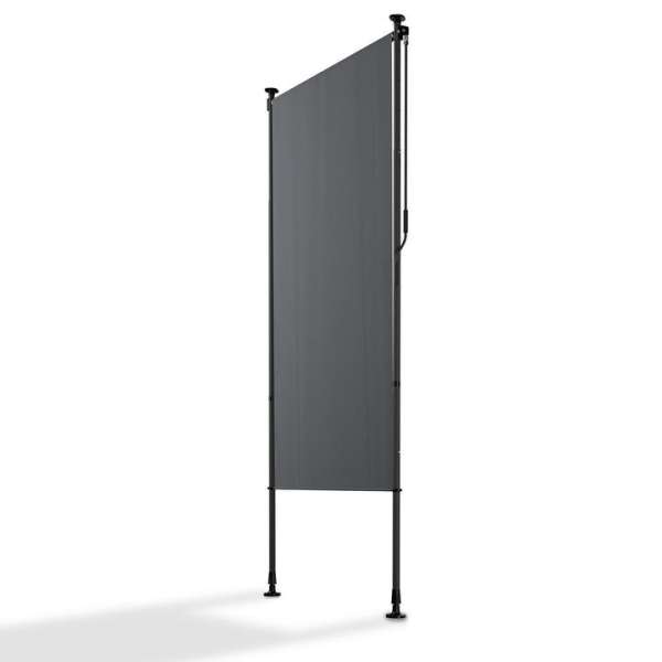 Erkély napellenző 100 x 228- 316 cm UV védelemmel szürke
