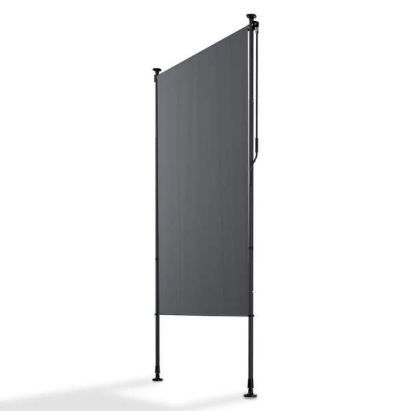 Függőleges napellenző erkélyre 120 x 228–316 cm UV-védelem
