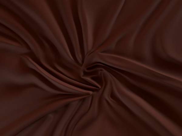 Szatén lepedő (160 x 200 cm) - tm barna / csokoládészínű