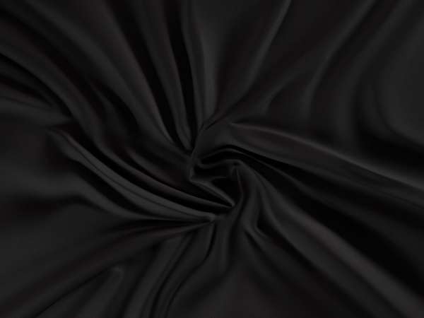 Szatén lepedő (220 x 200 cm) - fekete