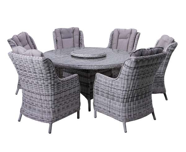Rattan étkezőkészlet AUSTIN 1 + 6