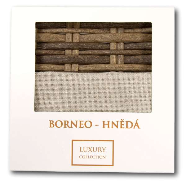 BORNEO LUXURY barna szerelvény mintái