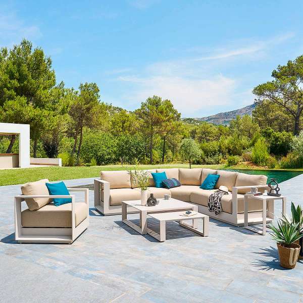 Alumínium készlet 6 személyes MADRID (cappuccino)