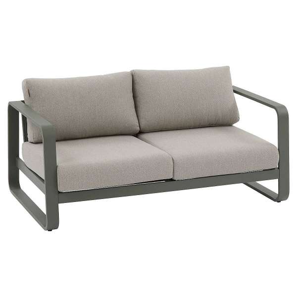 Alumínium kétszemélyes pad ISABELLA (olívazöld)