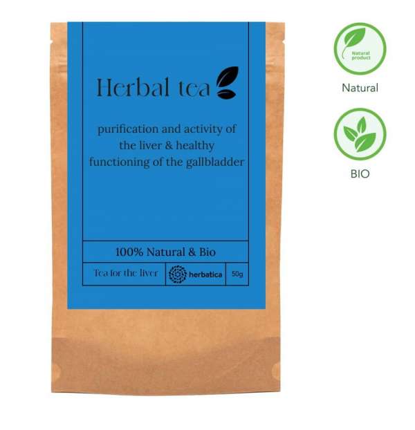 Tea a máj megfelelő működéséhez  - 50 g - Herbatica