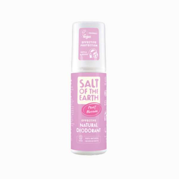Salt of the Earth természetes kristály dezodor spray – bazsarózsa virág – 100 ml