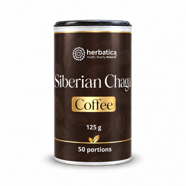 Herbatica Szibériai chaga prémium instant arabica kávéval – 125 g