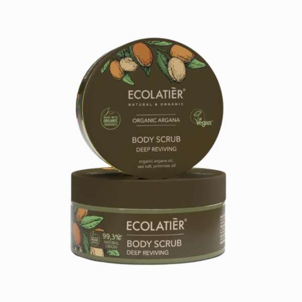 Ecolatier Organic Argana mélyen tápláló testradír – 300 g