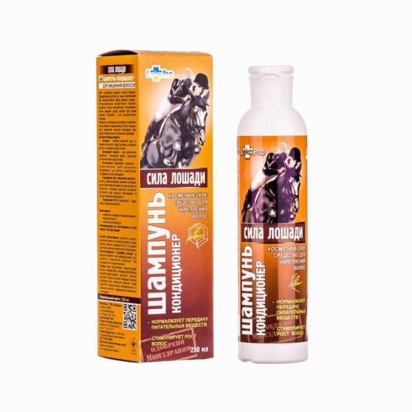 Lóerő sampon-kondicionáló a haj erősítésére - 250 ml - LekoPro