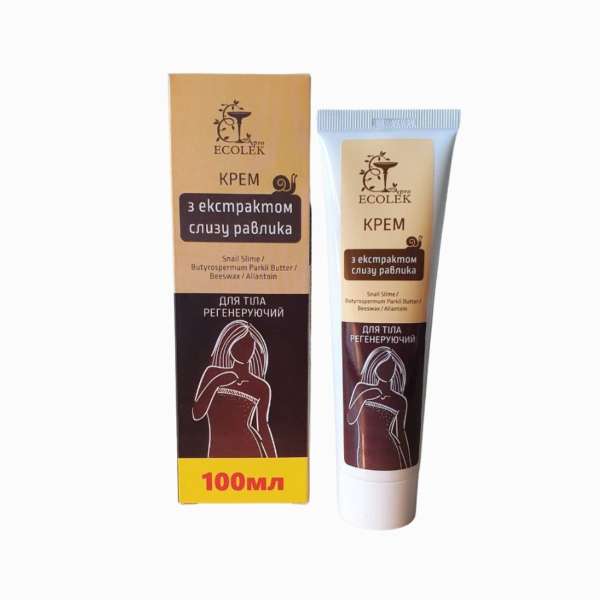 Ecolek regeneráló testápoló krém csiganyál-kivonattal - 100 ml