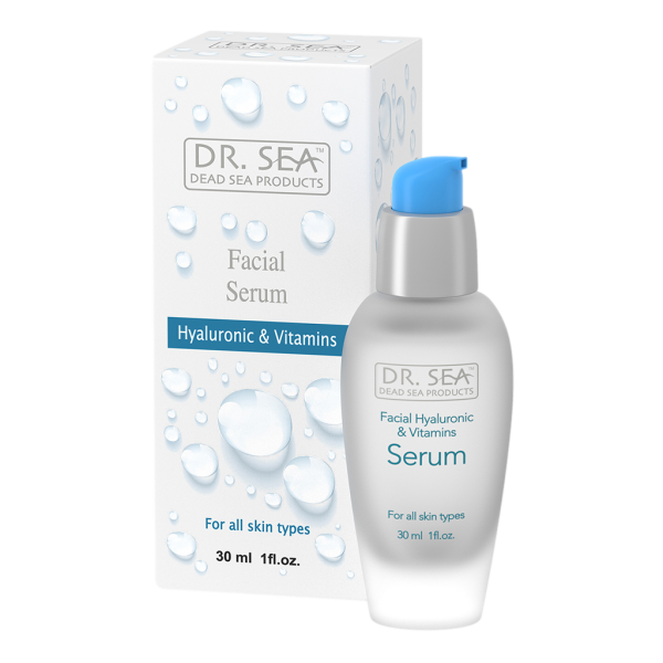 Arcszérum hialuronsavval és tengeri vitaminokkal - 30ml - Dr. Sea