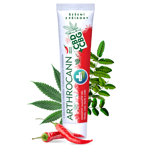 ARTHROCANN melegítő kender masszázs gél CBD + CBG kolloid ezüsttel - 75 ml - Annabis