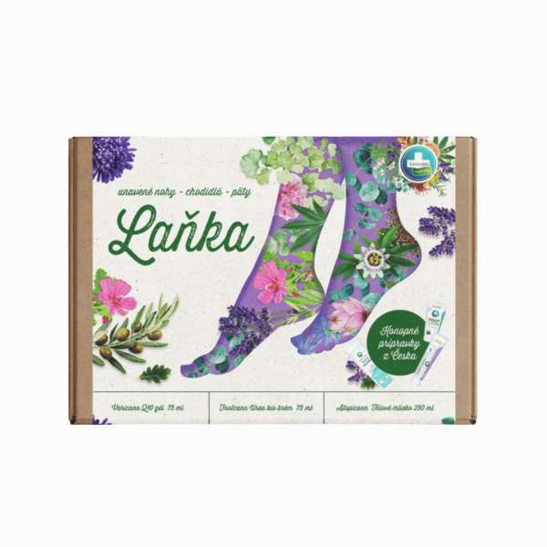 LAŇKA ajándékcsomag fáradt lábakra, talpakra és sarkakra - Annabis