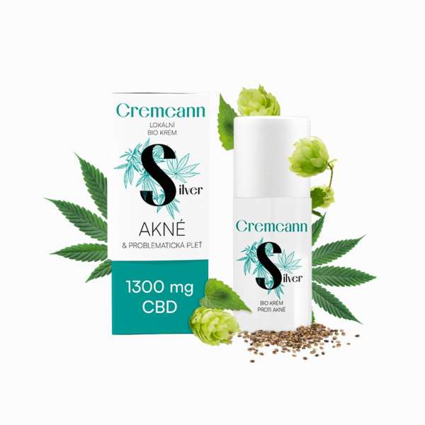 CREMCANN SILVER 1 300 mg helyi bio krém problémás bőrre - 30 ml - Annabis